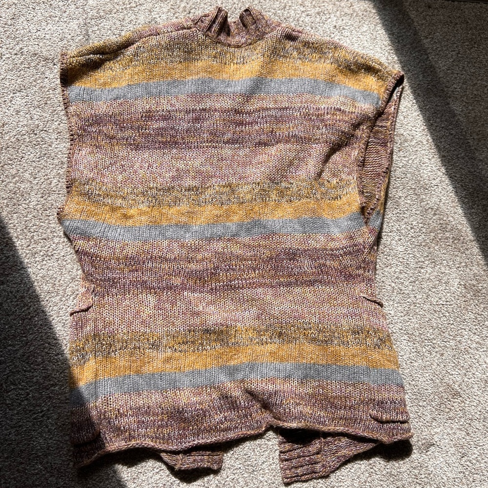 Anthropologie Sparrow Oversized Knit Vest - Picture 2 of 6